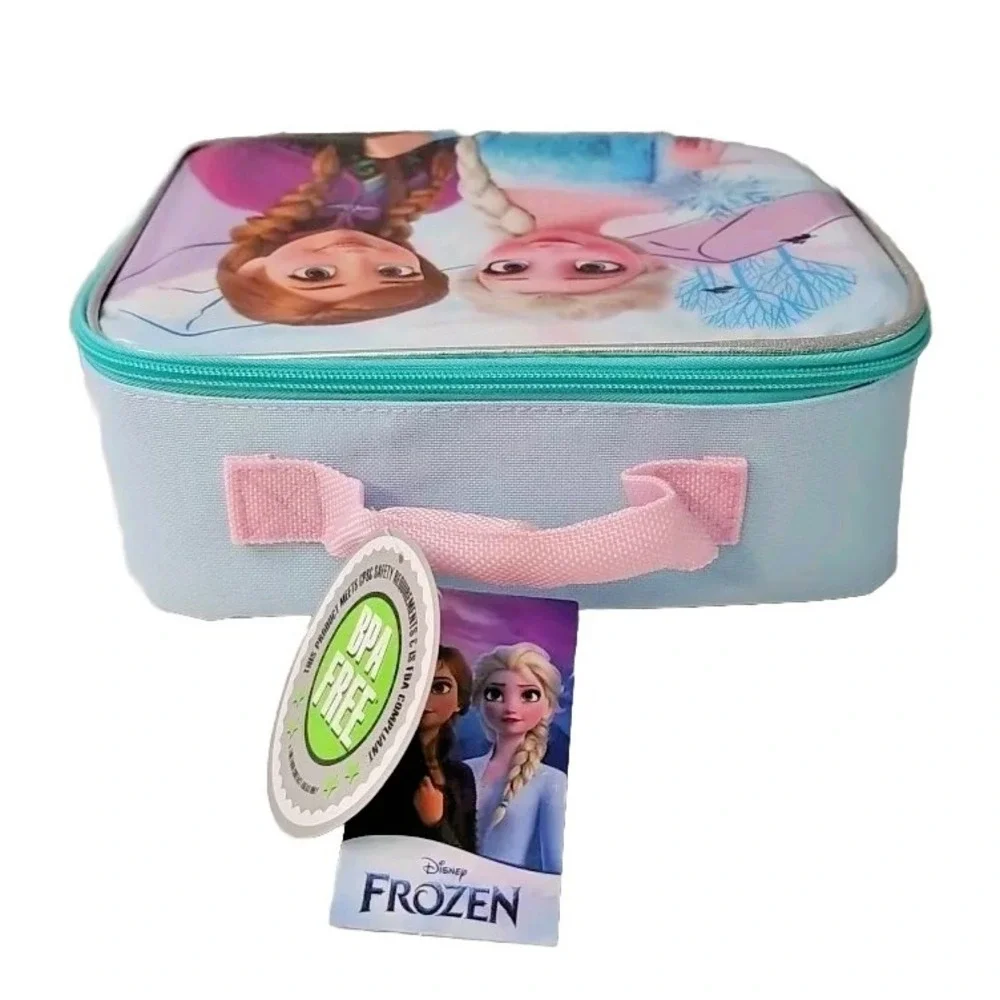 Disney Frozen Princess Anna & Elsa BPA-Free Insulated Lunch Tote Box Bag
